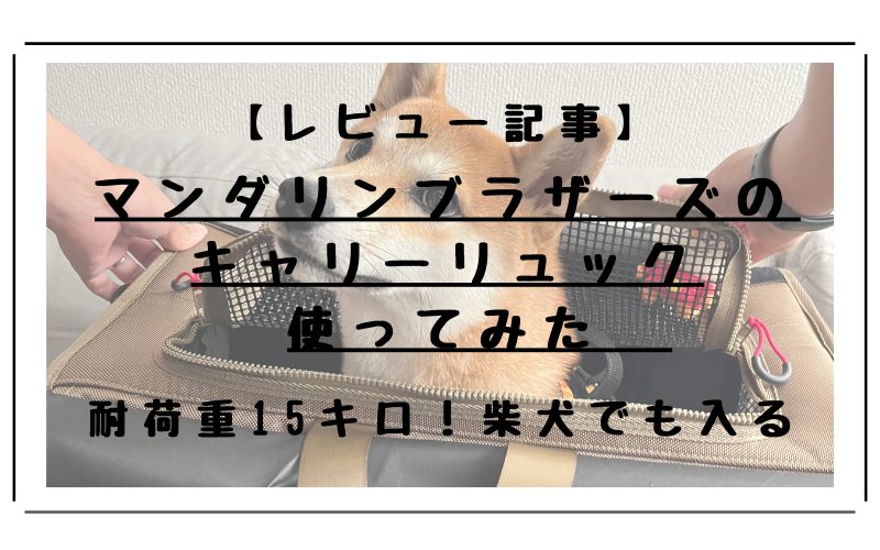 マンダリンブラザーズキャリーリュック